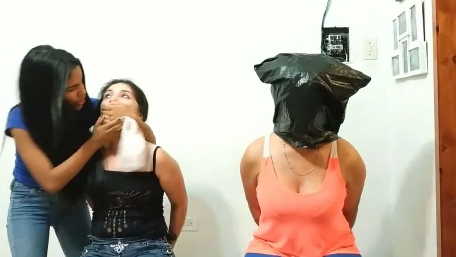 Two Women Bagged And Gagged - Selfgags