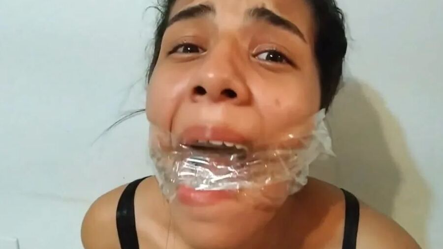 Bitch Hogtied Down And Gagged Super Tight! - Selfgags