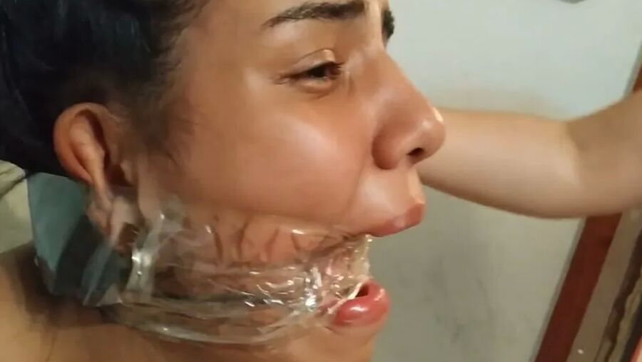 Bitch Hogtied Down And Gagged Super Tight! - Selfgags