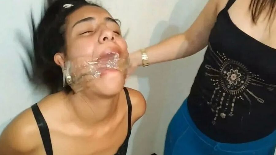 Bitch Hogtied Down And Gagged Super Tight! - Selfgags