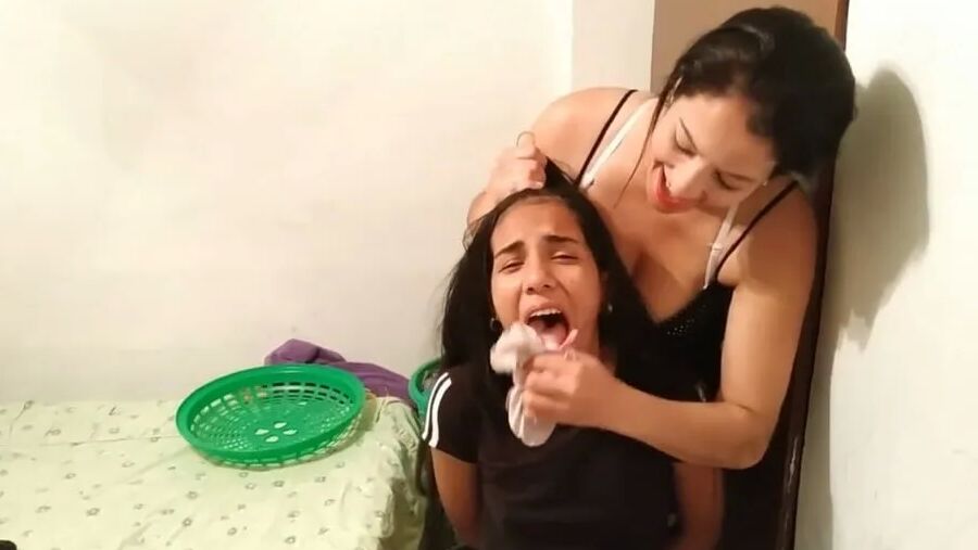 Cleaning Stepmom's Dirty Panties With Her Mouth!