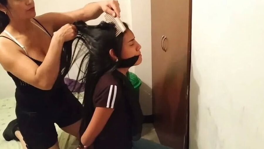 Cleaning Stepmom's Dirty Panties With Her Mouth!
