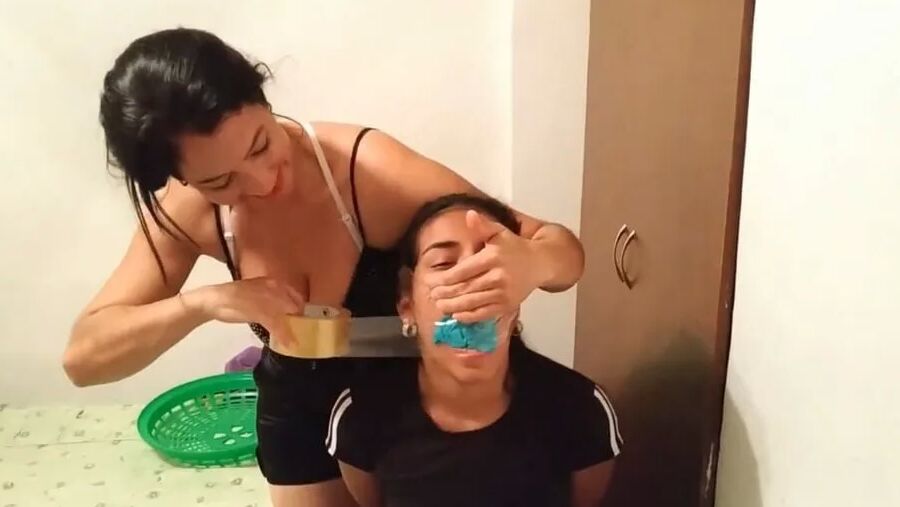 Cleaning Stepmom's Dirty Panties With Her Mouth!