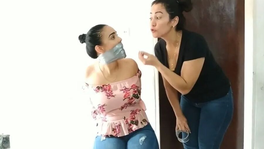 Her First Time Bound And Gagged - Selfgags