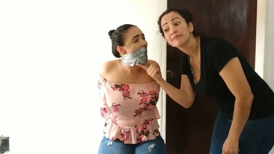 Her First Time Bound And Gagged - Selfgags