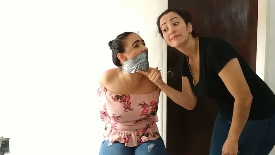 Her First Time Bound And Gagged - Selfgags