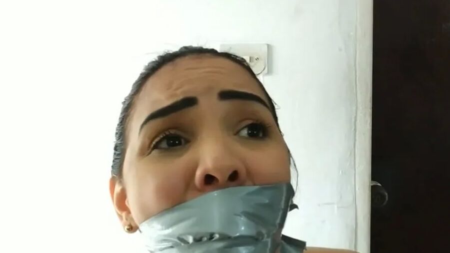 Her First Time Bound And Gagged - Selfgags