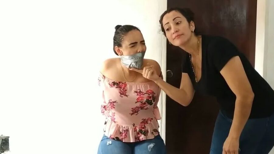 Her First Time Bound And Gagged - Selfgags