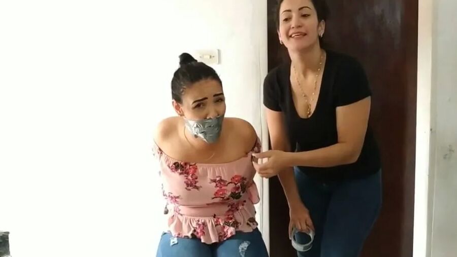 Her First Time Bound And Gagged - Selfgags