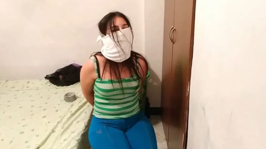 Thoroughly Gagged By Evil Stepsister! - Selfgags