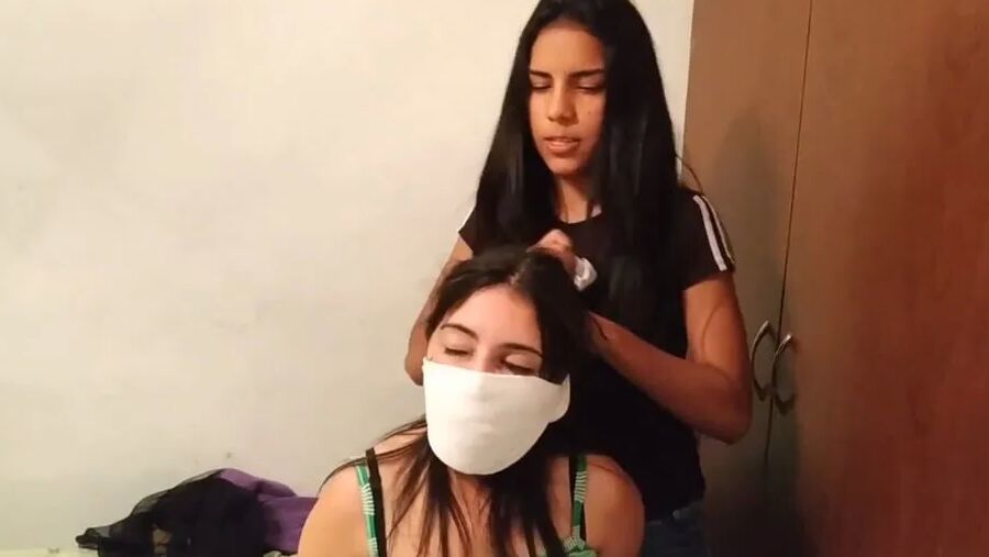 Thoroughly Gagged By Evil Stepsister! - Selfgags