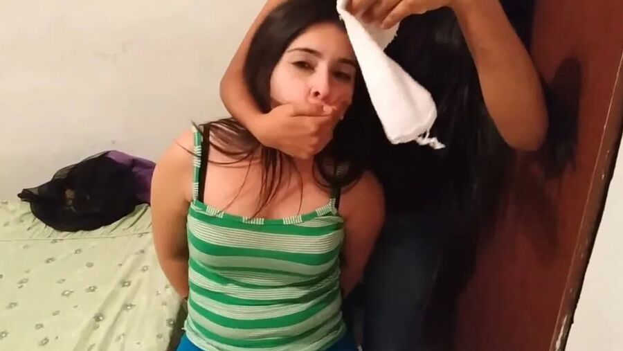 Thoroughly Gagged By Evil Stepsister! - Selfgags