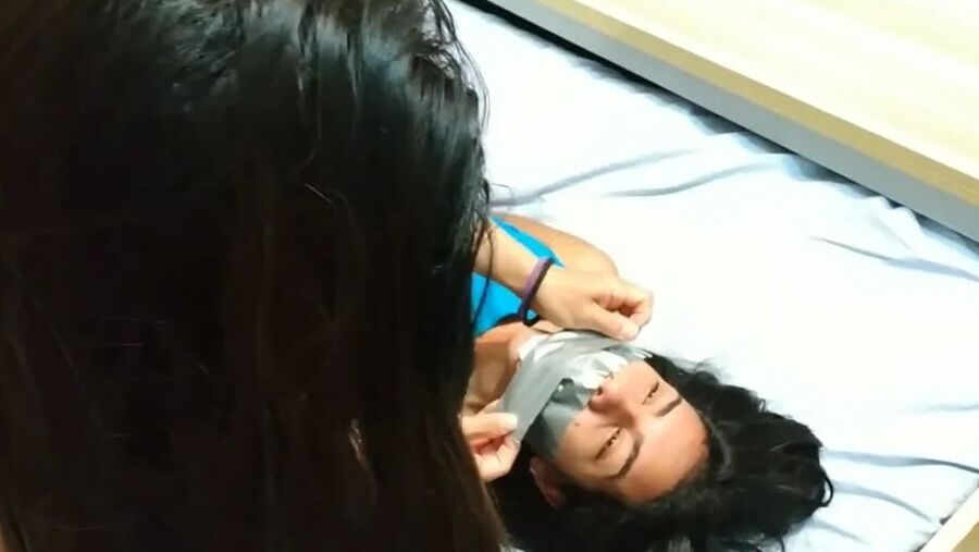 18 Year Old Party Girl In Bondage - Selfgags