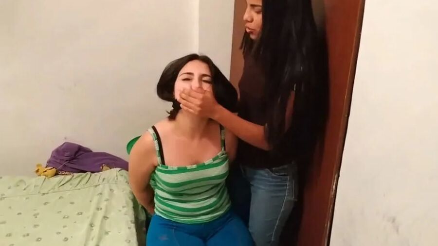 Thoroughly Gagged By Evil Stepsister! - Selfgags