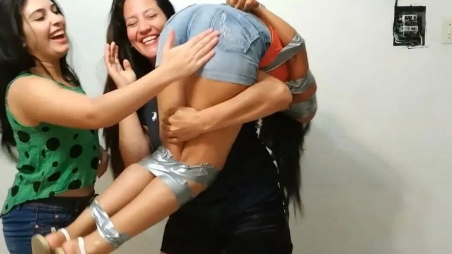 Tape Bound Instagram Girl Gagged And Humiliated!