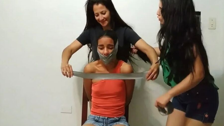Tape Bound Instagram Girl Gagged And Humiliated!