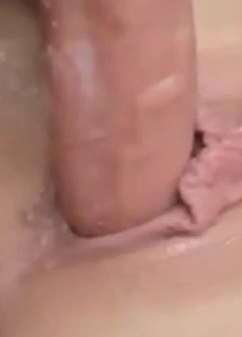Smilis Playing with the dildo