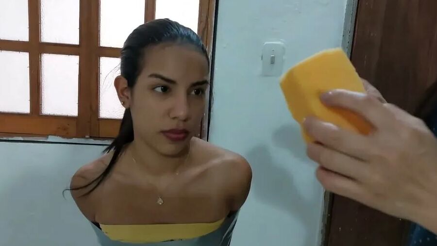 Young Fashion Model Turned Humiliated Bondage Slave By MILF