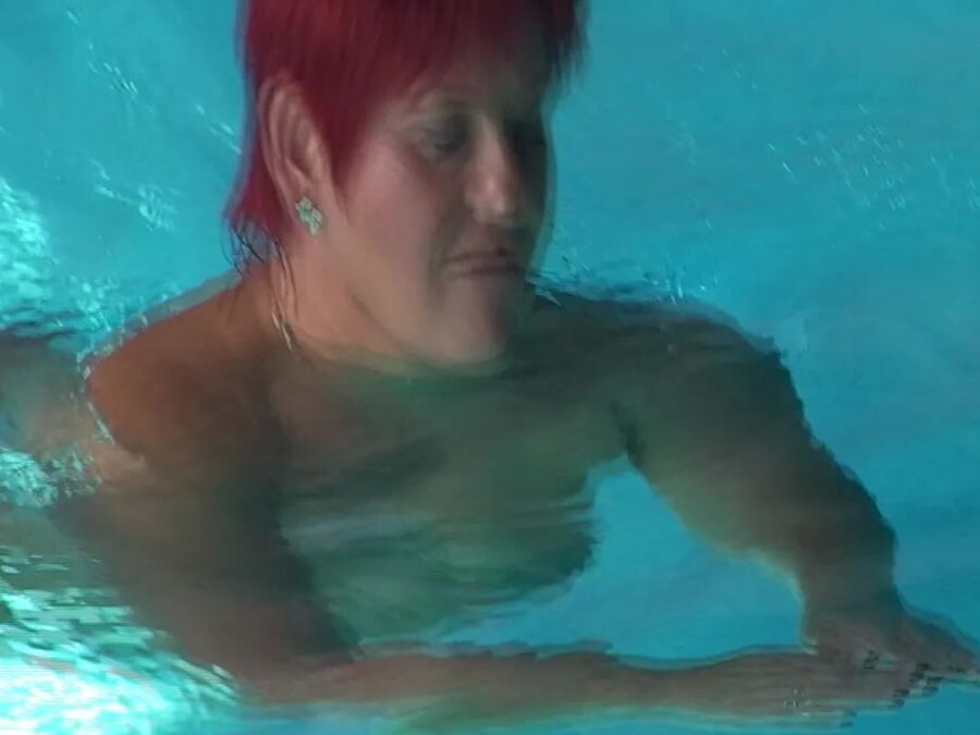Masturbating at the pool