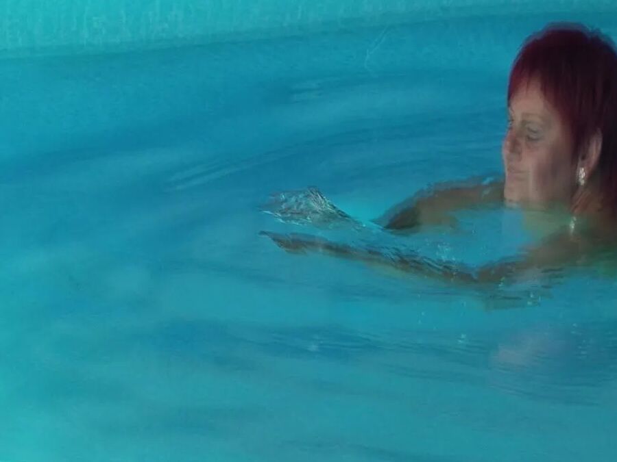 Masturbating at the pool