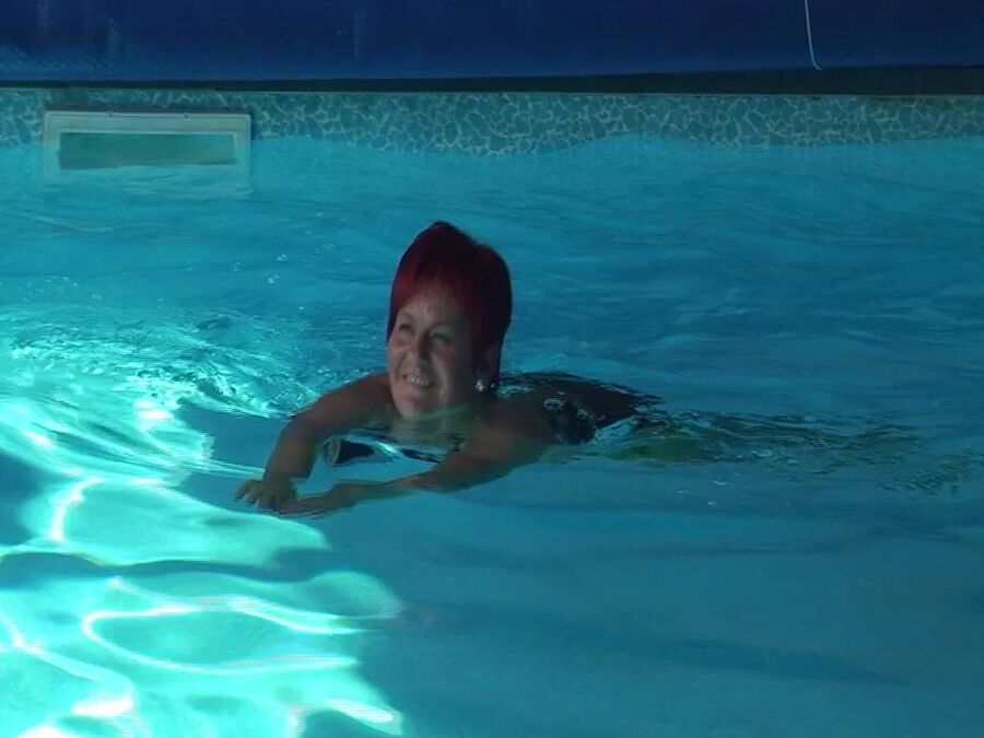 Swimming in Bikini