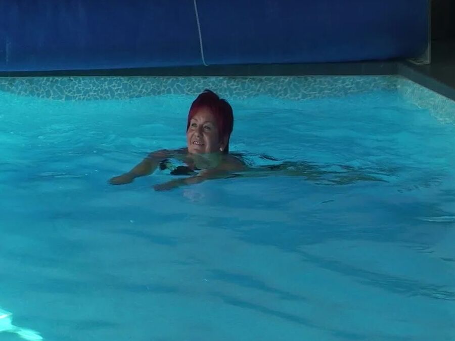 Swimming in Bikini