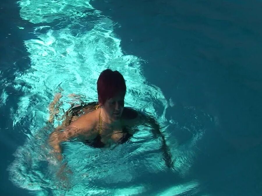 Swimming in Bikini