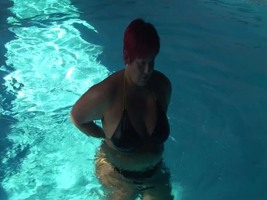 Swimming in Bikini
