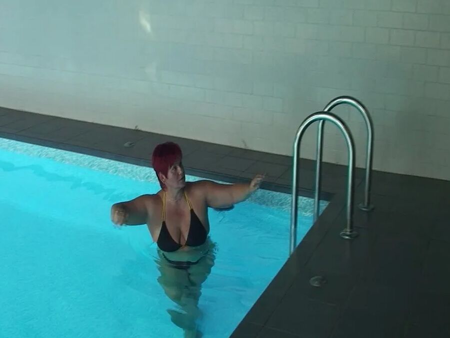 Swimming in Bikini
