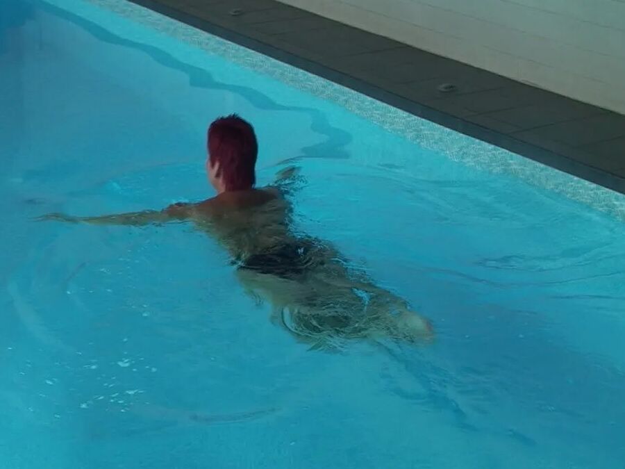 Swimming in Bikini