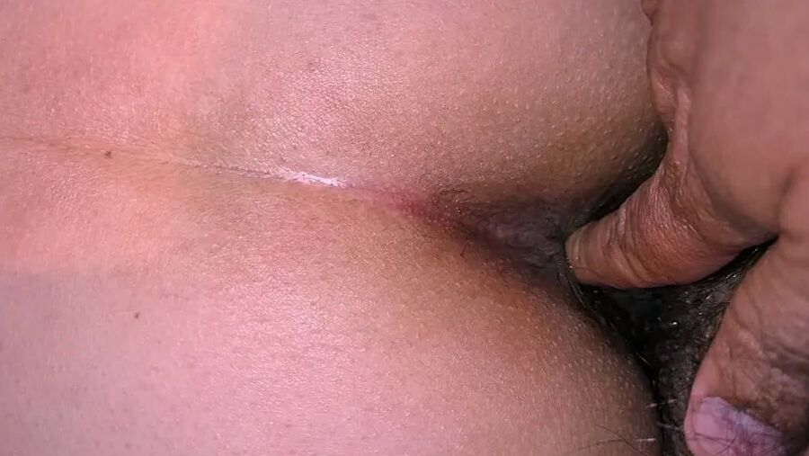 Love to finger her asshole while fucking her!