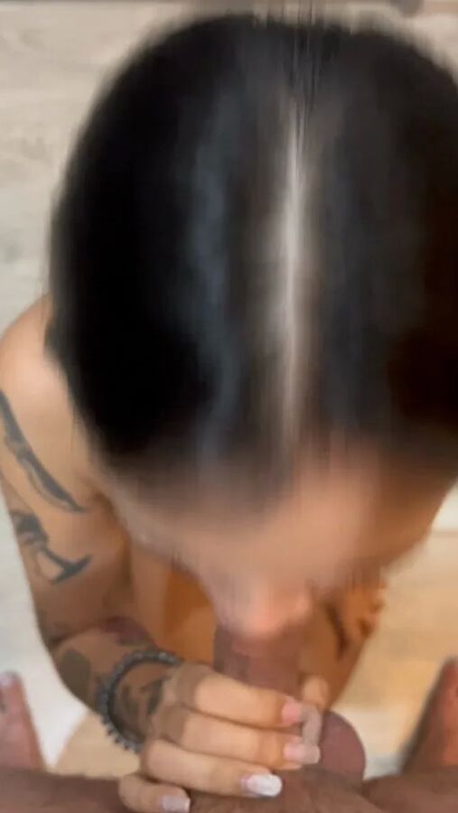 Delia Sugar has nasty blow and cum fun