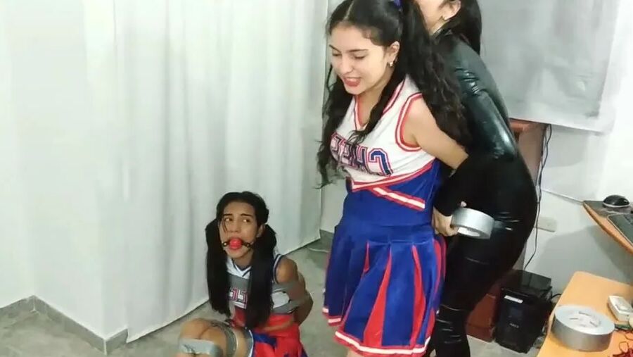 Cheerleader Rival Girls In Bondage