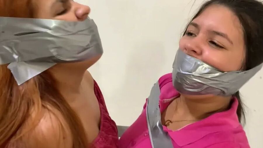 Problem Girls Tied And Gagged For Lesbian Bondage Experience