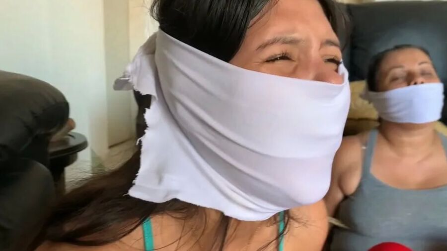 The Bitchy Bride Deserved To Remain Bound And Gagged!