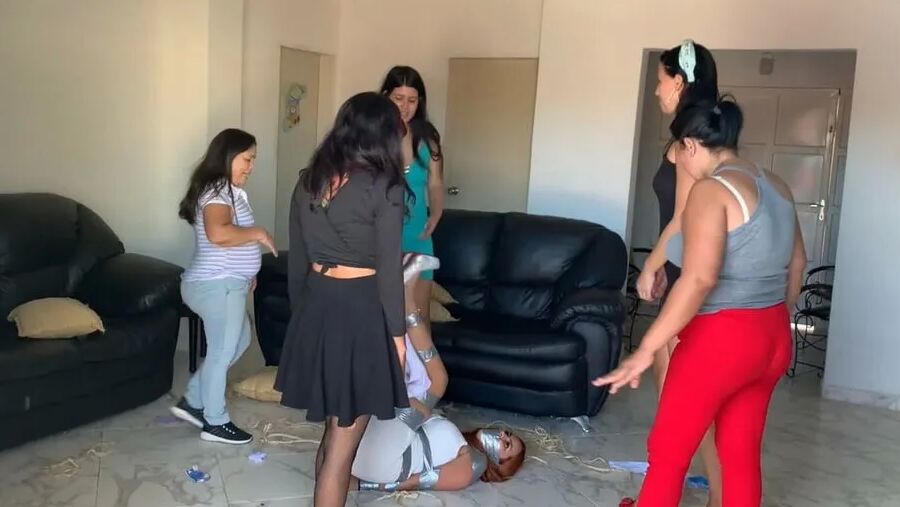 The Bitchy Bride Deserved To Remain Bound And Gagged!