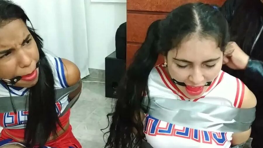 Cheerleader Rival Girls In Bondage