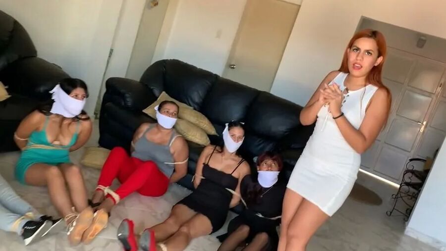 The Bitchy Bride Deserved To Remain Bound And Gagged!