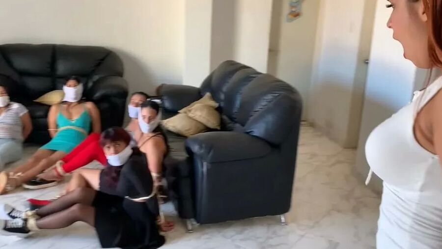 The Bitchy Bride Deserved To Remain Bound And Gagged!