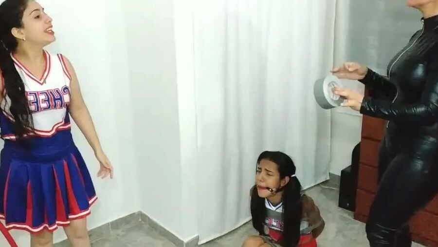 Cheerleader Rival Girls In Bondage