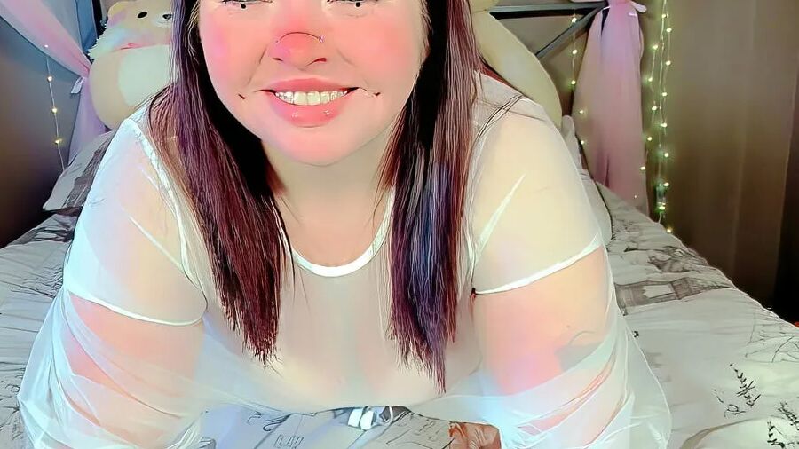 Sexy BBW Rainbow Bright Booty Photoset