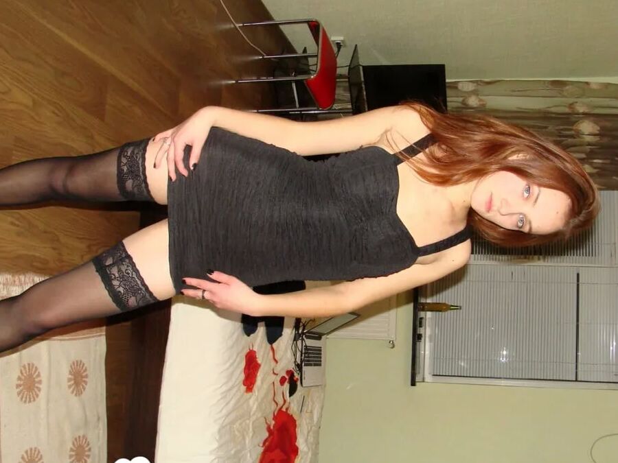 Stripping off my black dress for you