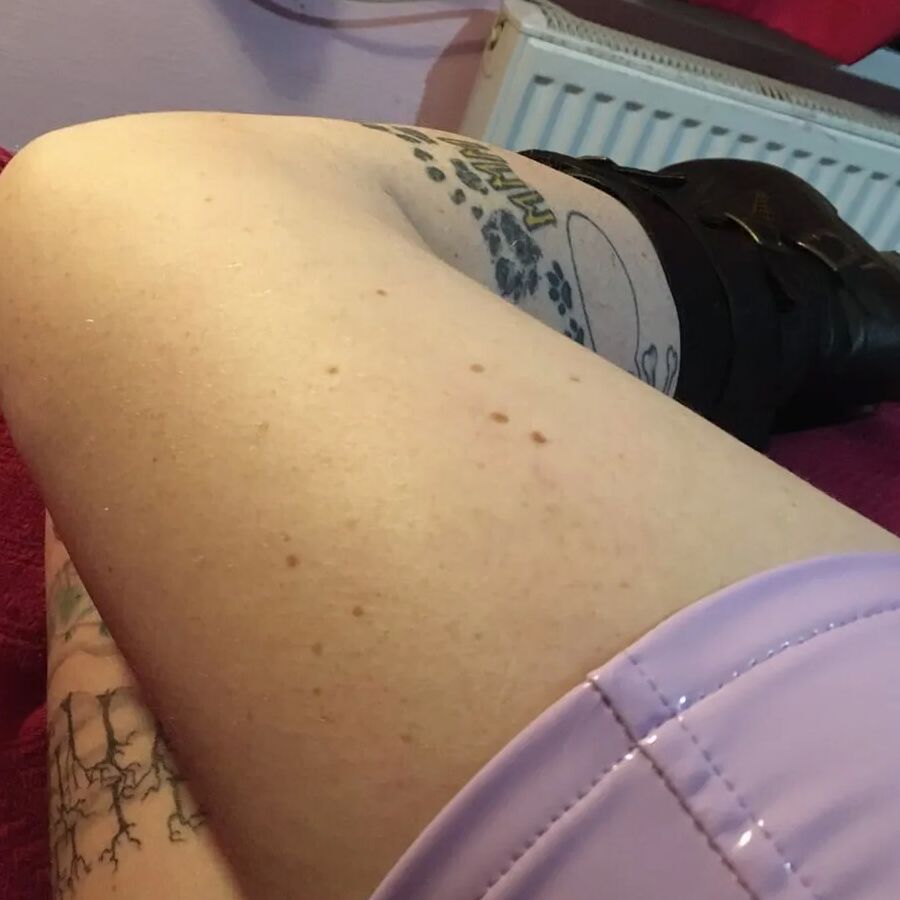 Purple PVC sundress