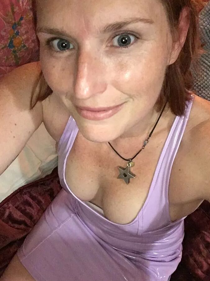 Purple PVC sundress