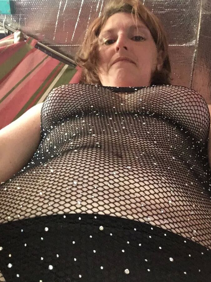 Fishnet dress