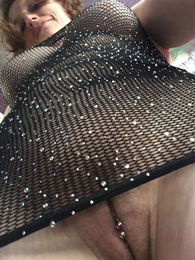 Fishnet dress