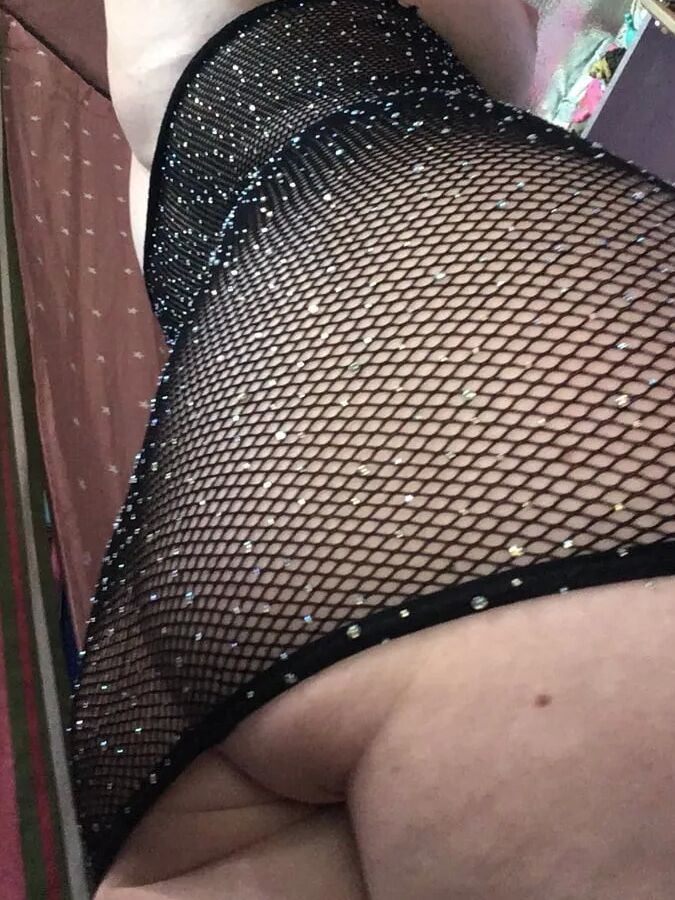 Fishnet dress