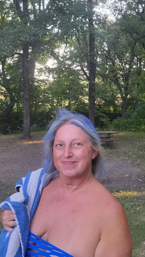 Wife in holey lingerie
