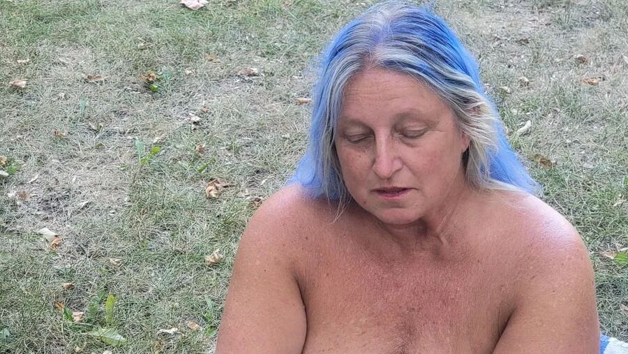 Wife in holey lingerie