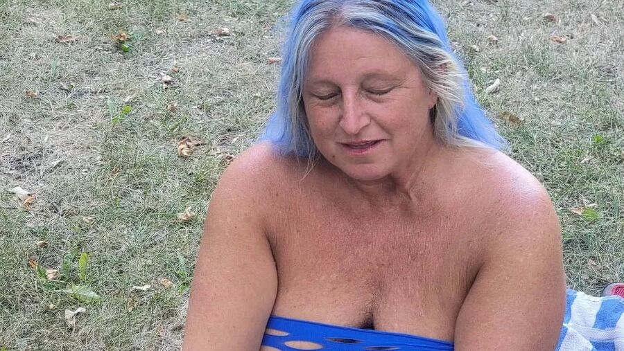 Wife in holey lingerie